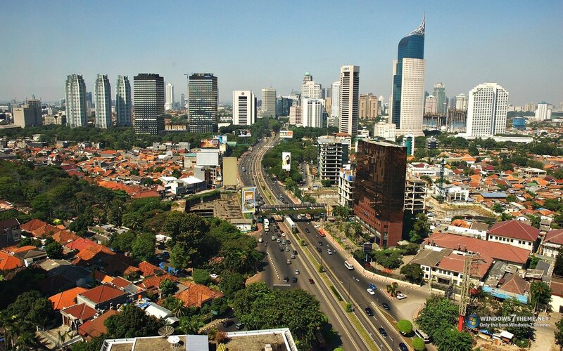 Jakarta City Skyline