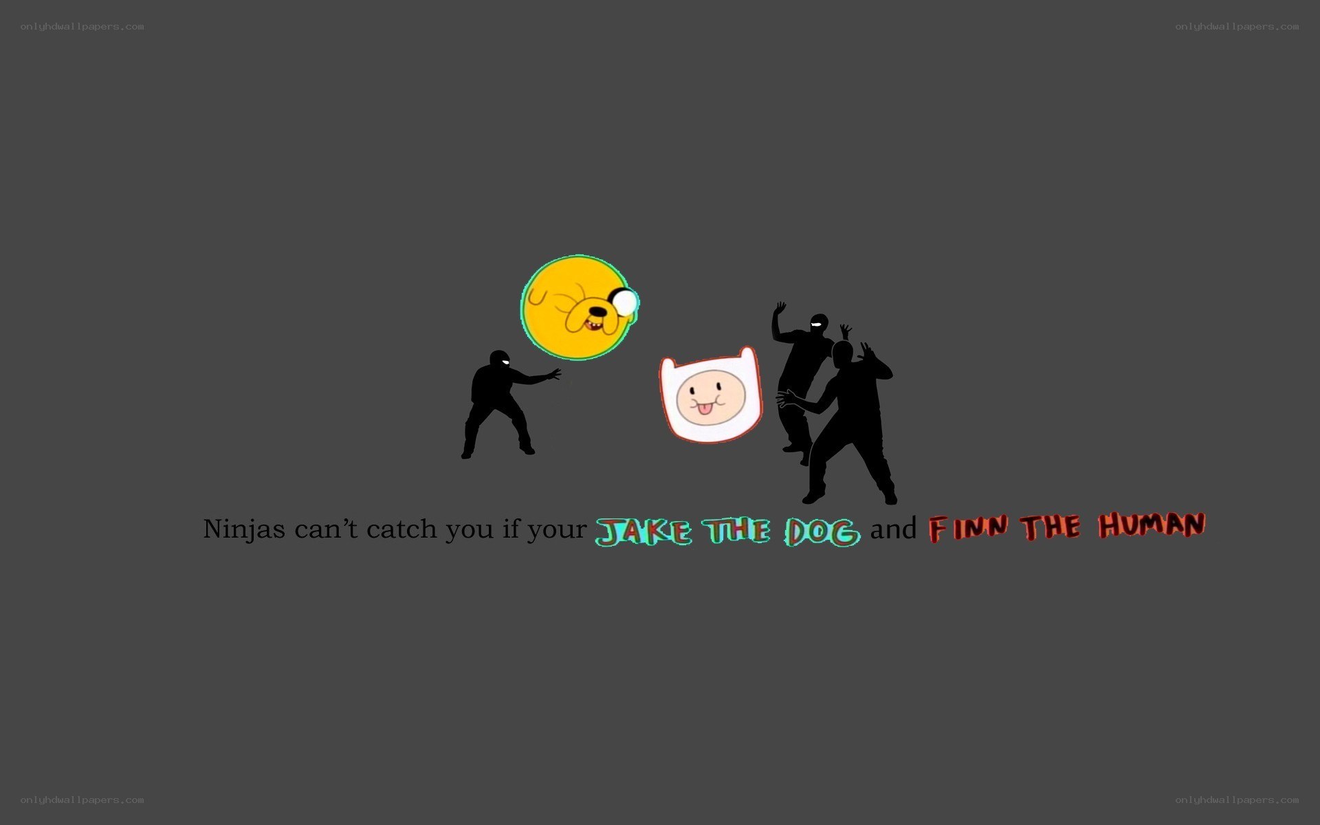 Jake and Finn vs Ninjas