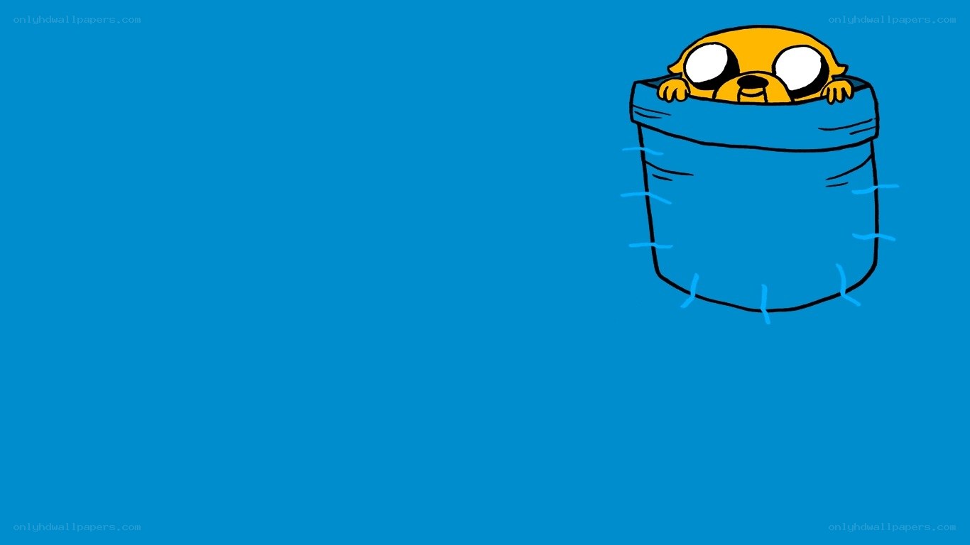 jake the dog in a pocket