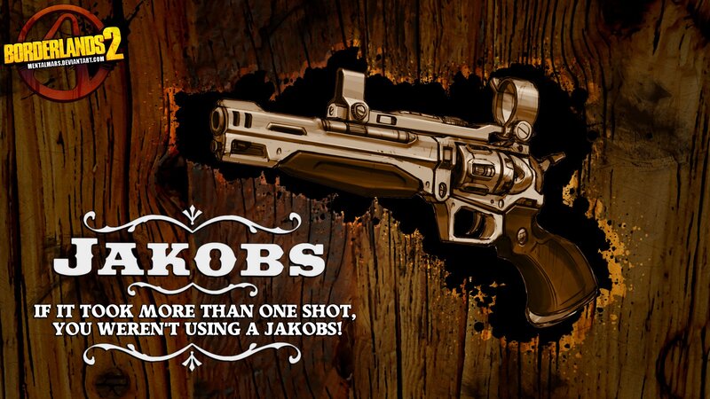 Jakobs Revolver from Borderlands 2