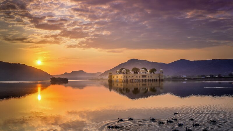 Jal Mahal Palace — Orange