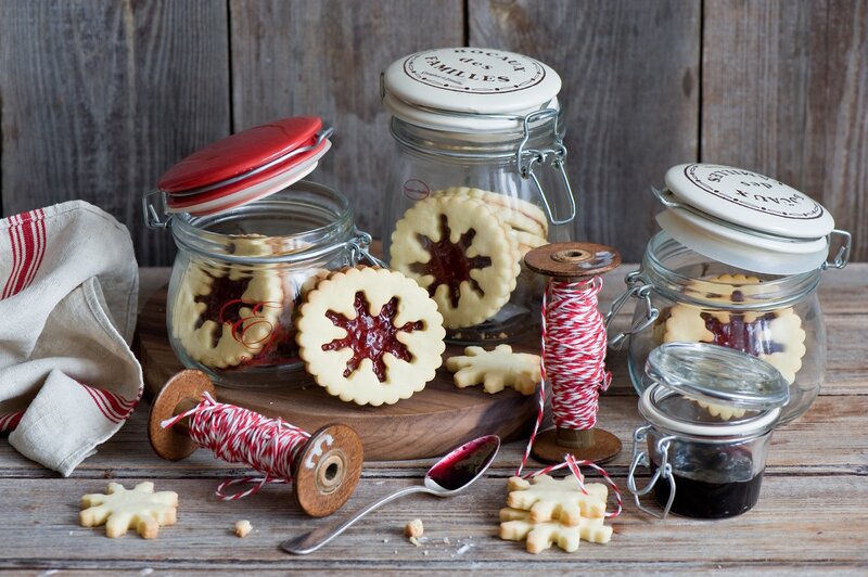 Jam-filled Cookies — Brown