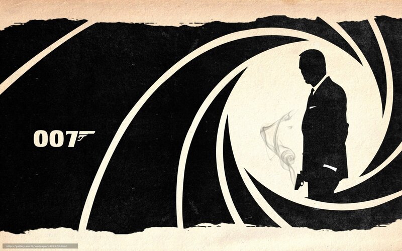 James Bond 007 logo art