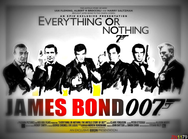 James Bond 007 movie poster