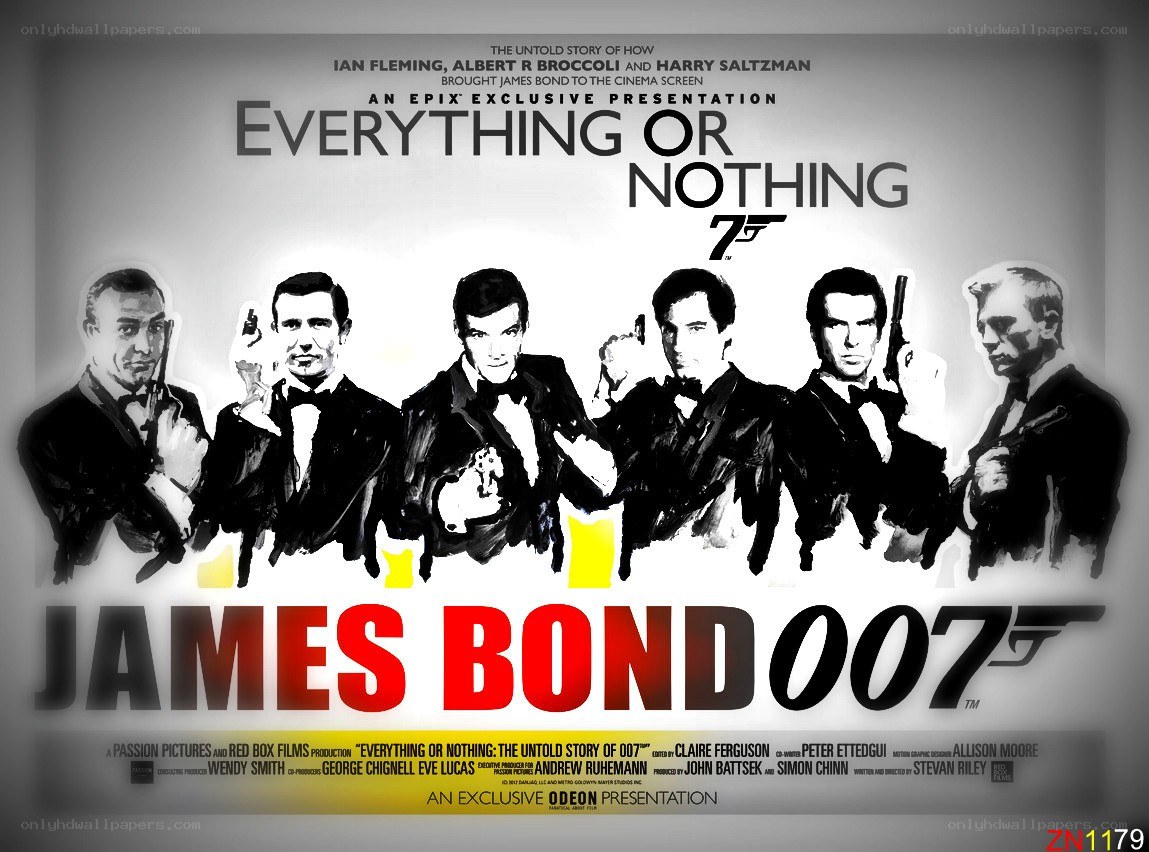 James Bond 007 movie poster
