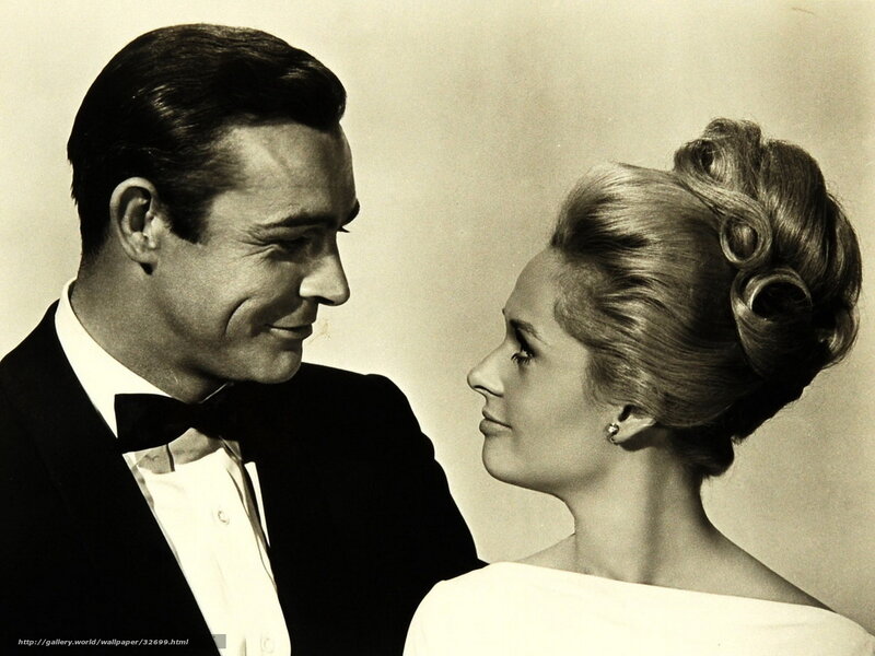 James Bond and a woman