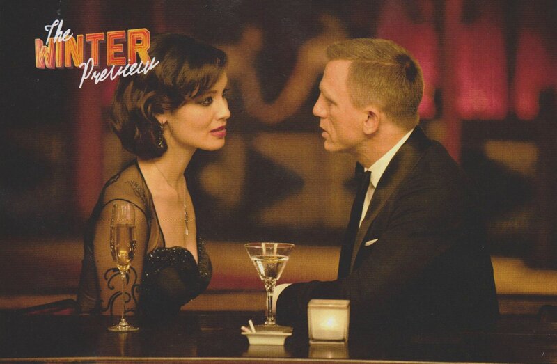 James Bond and a woman at a bar