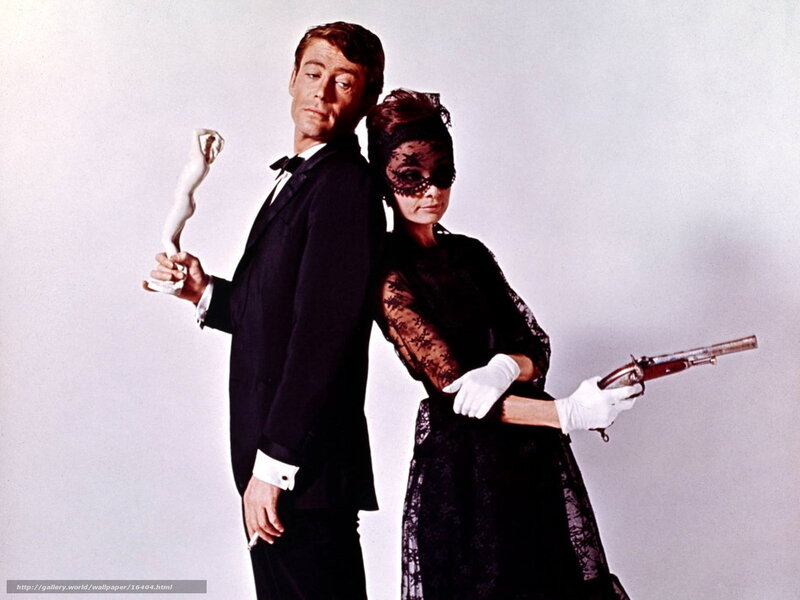 James Bond and a woman in a mask