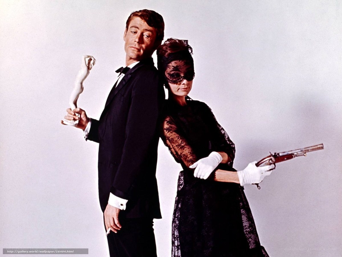 James Bond and a woman in a mask