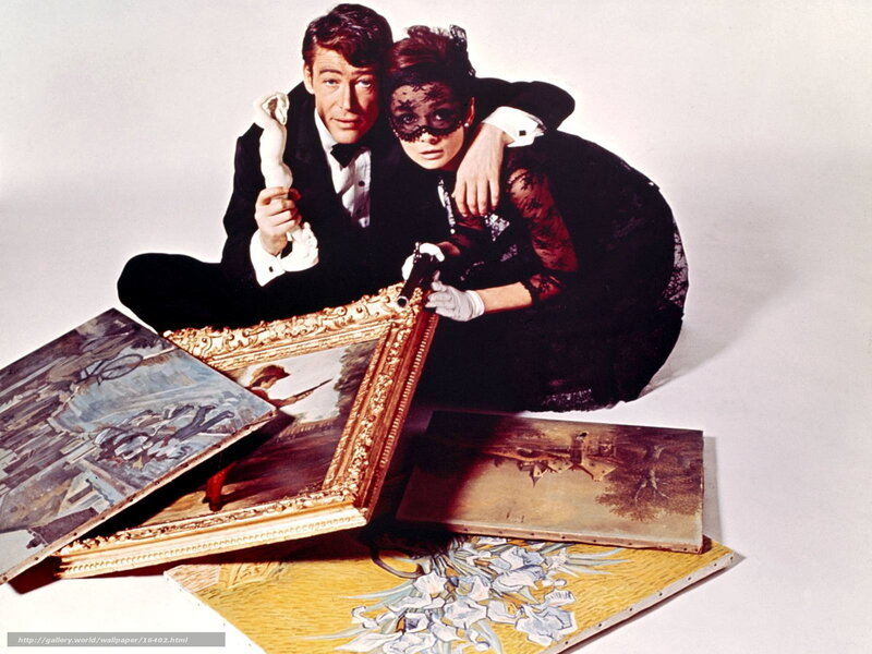 James Bond and a woman with art