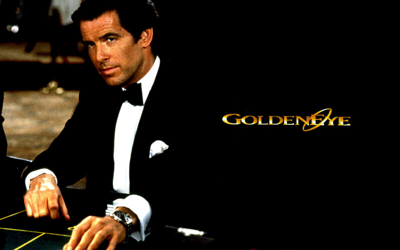 James Bond at casino table