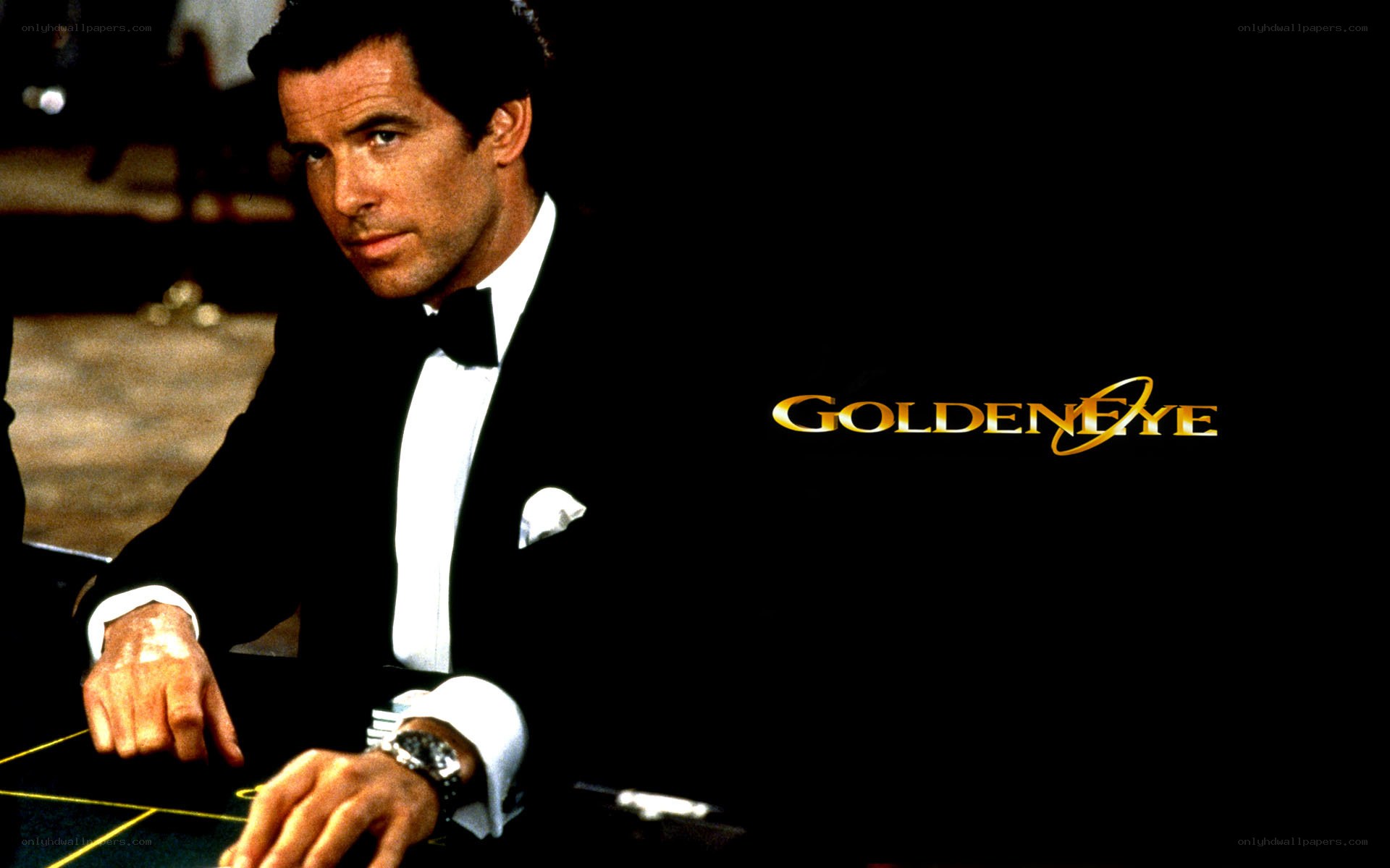 James Bond at casino table