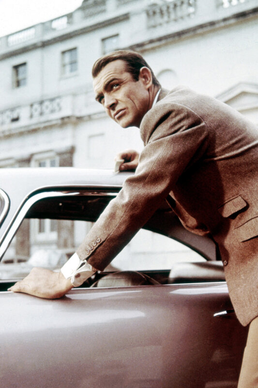 James Bond by car