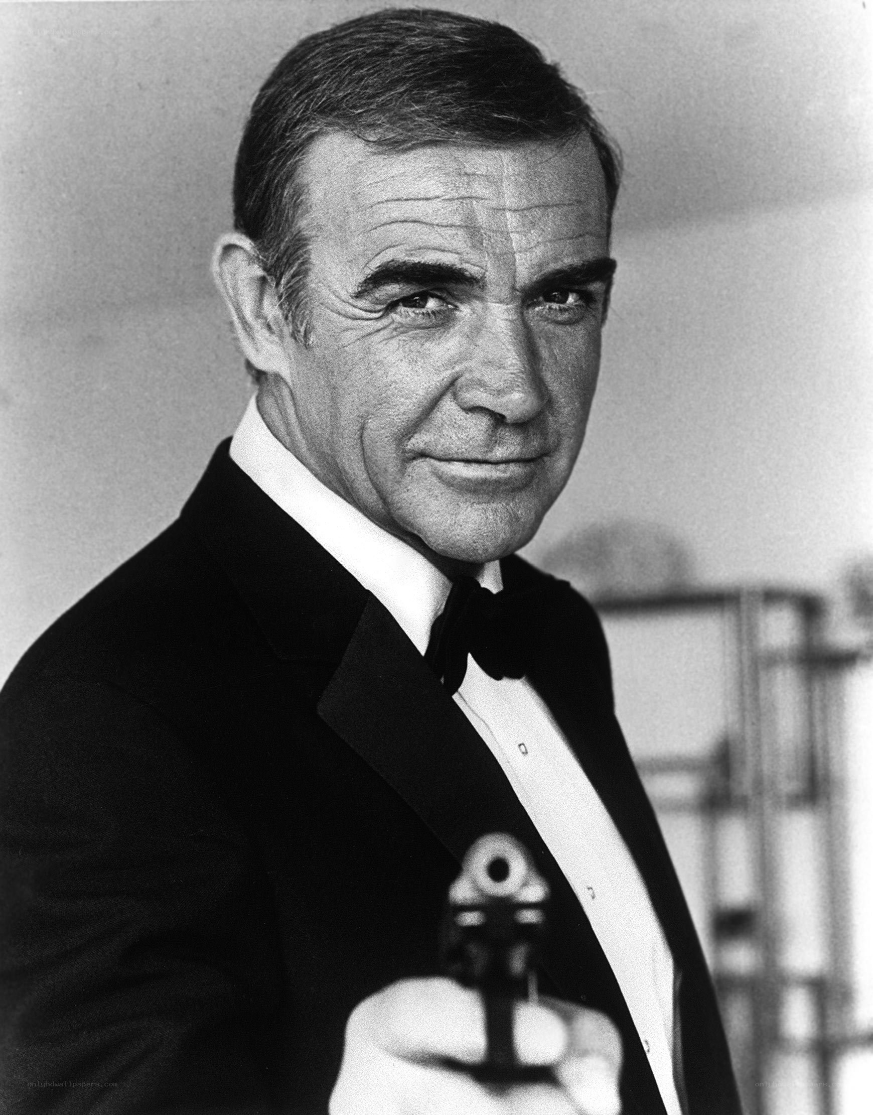 James Bond holding a gun