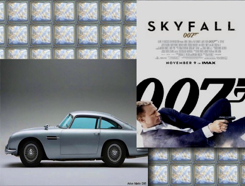James Bond Holding Gun — Silver