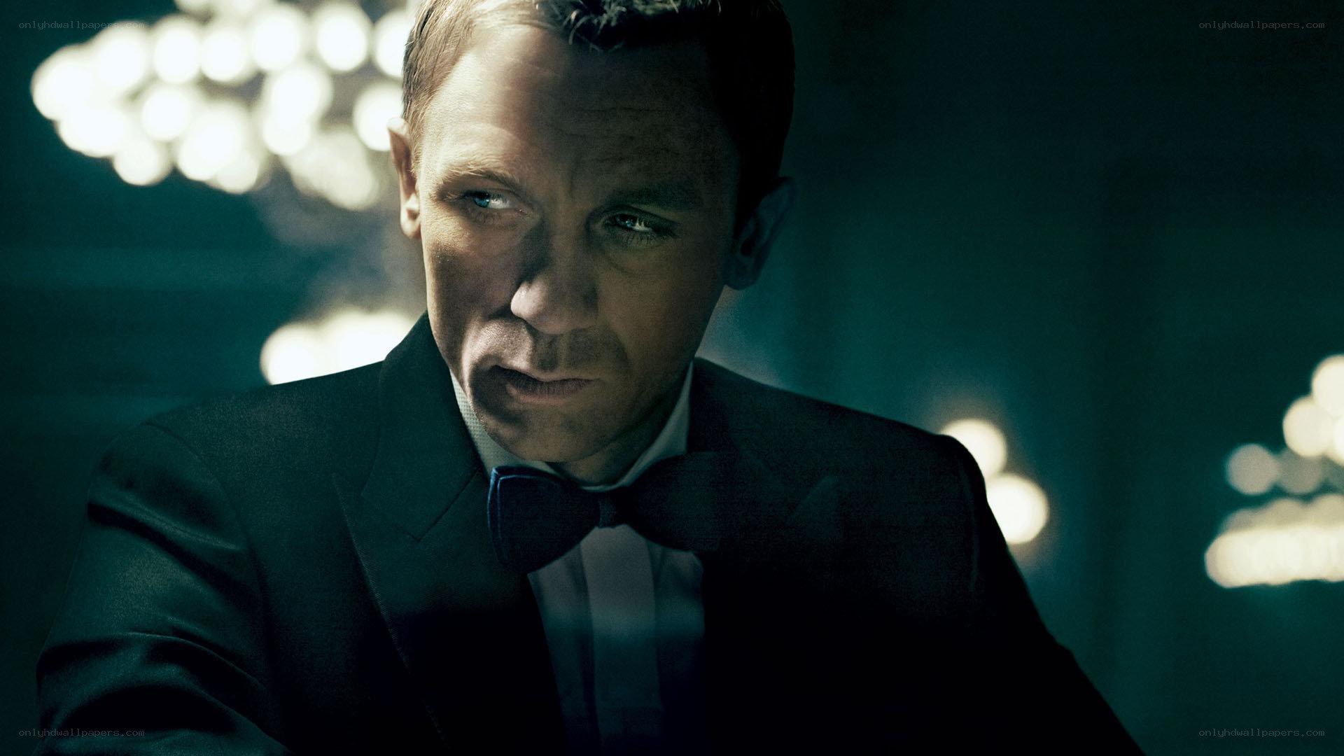 James Bond in a dark room