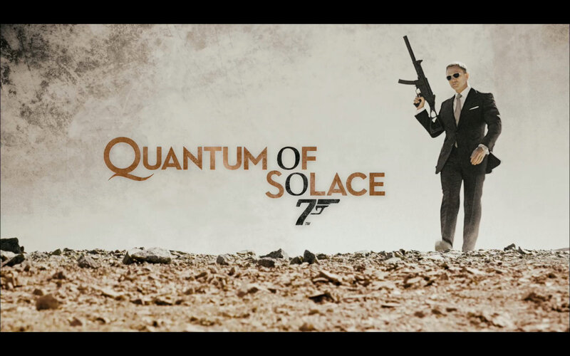 James Bond in a desert