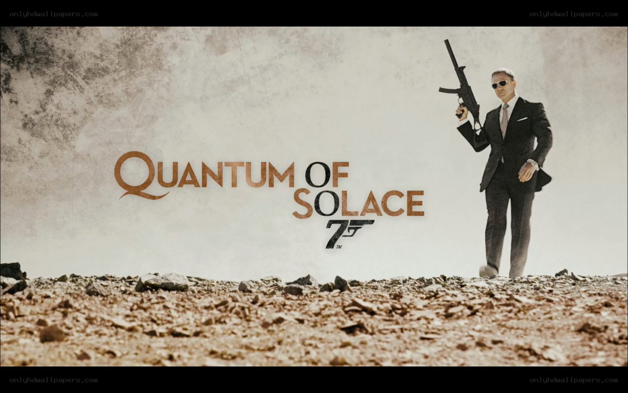 James Bond in a desert