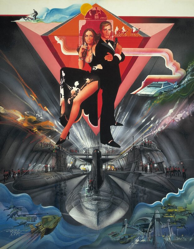 James Bond movie poster art