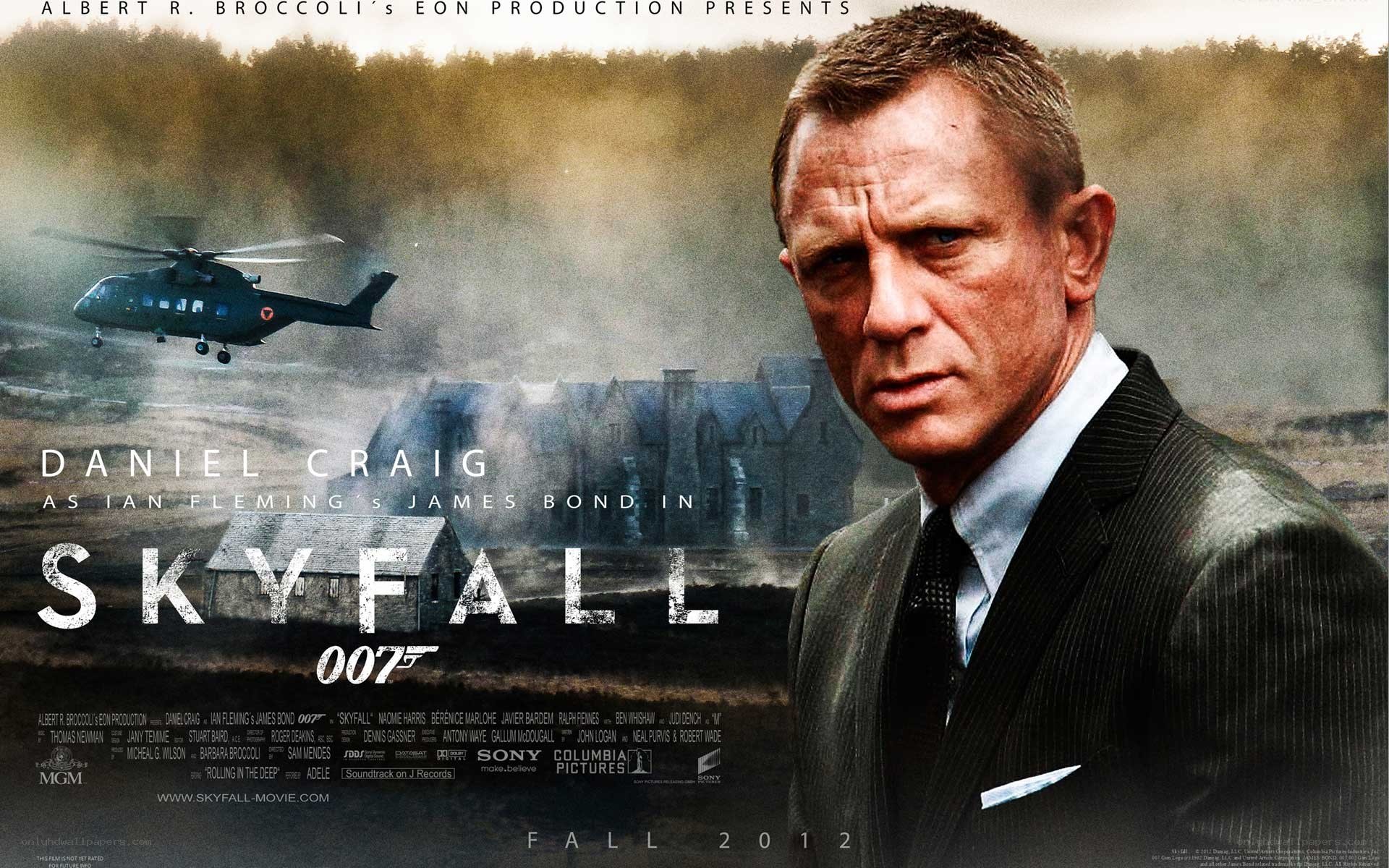James Bond Skyfall movie poster