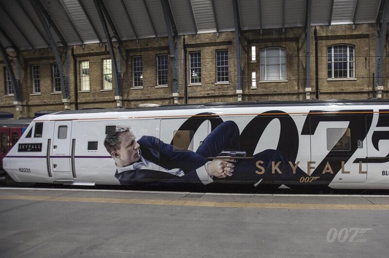 James Bond train advertisement