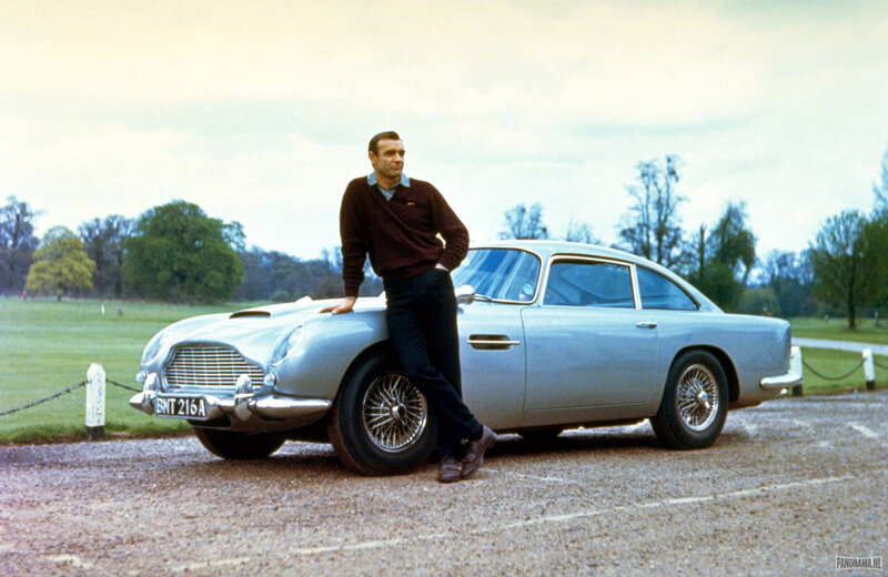 James Bond with Aston Martin