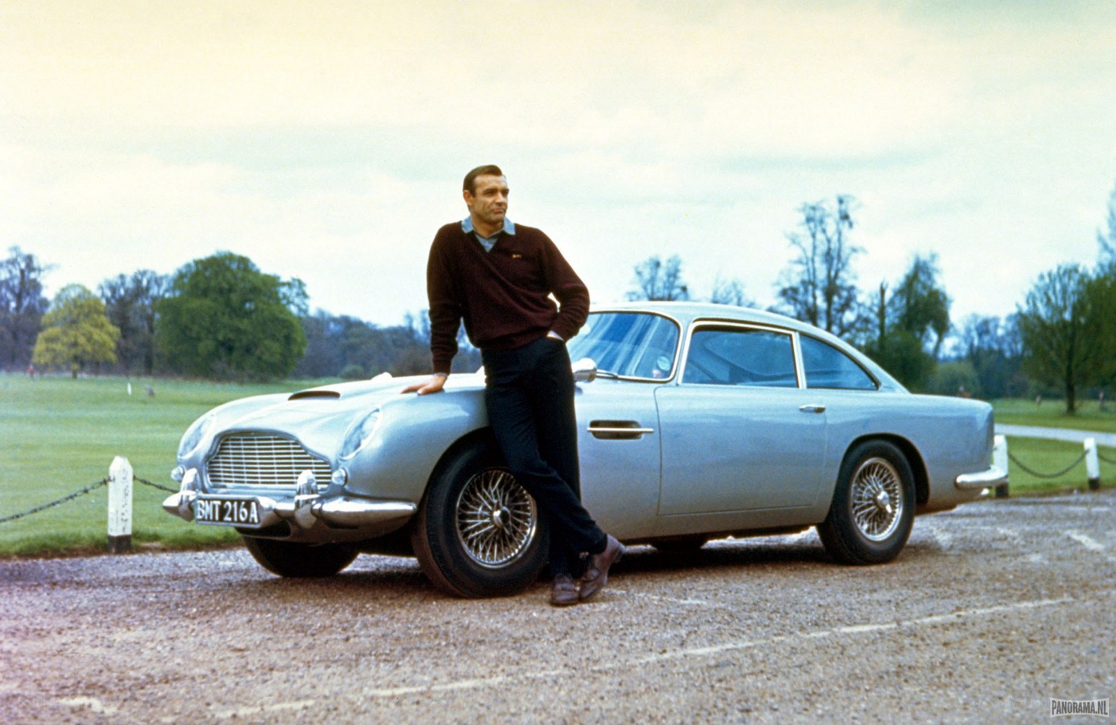 James Bond with Aston Martin