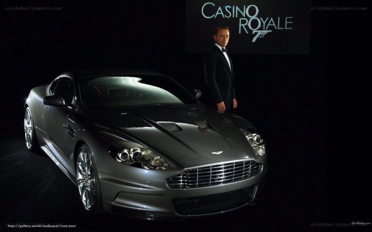 James Bond with Aston Martin