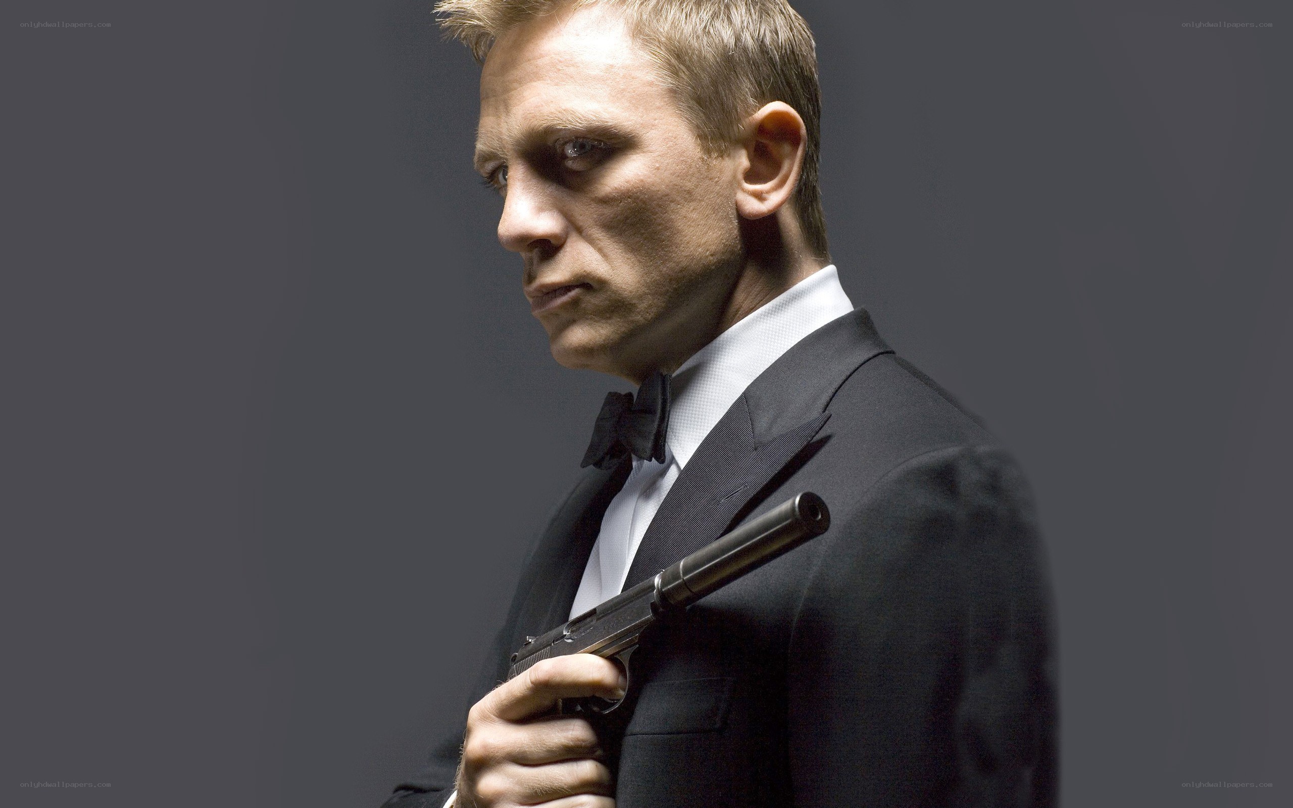 James Bond with gun