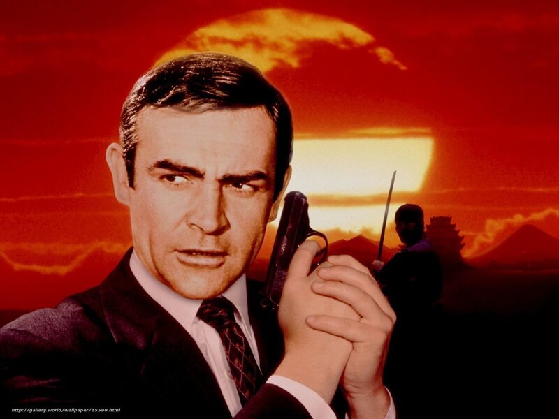James Bond with gun