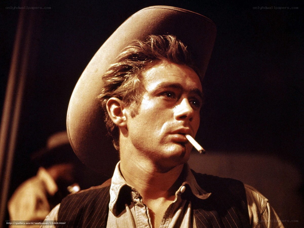James Dean in a cowboy hat