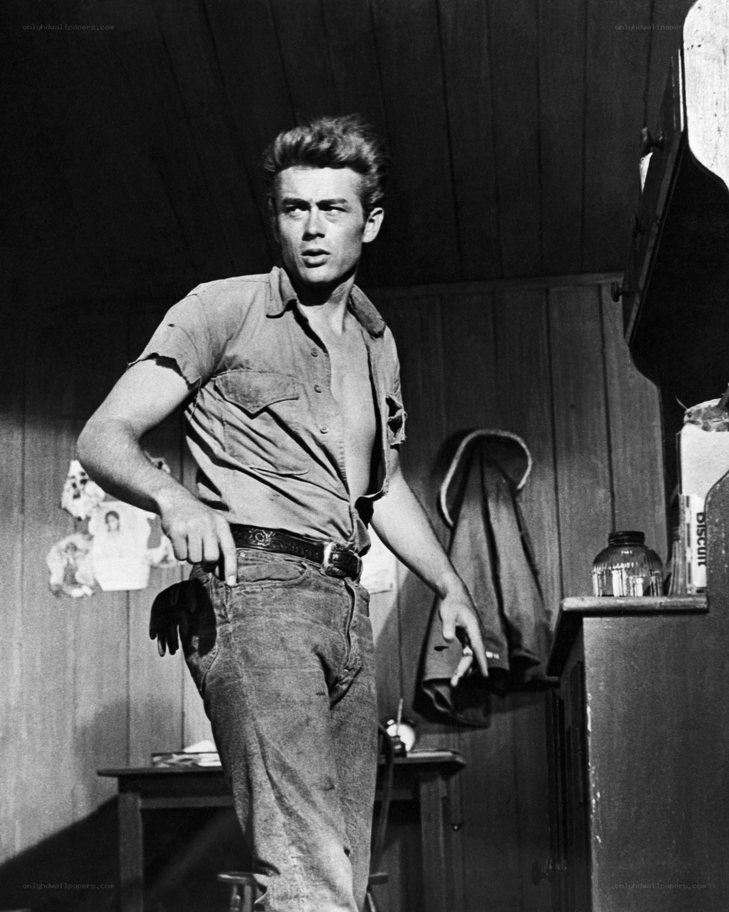 James Dean in a scene