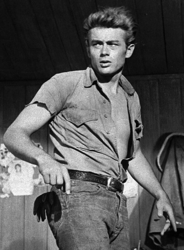 James Dean in a still from Rebel Without a Cause
