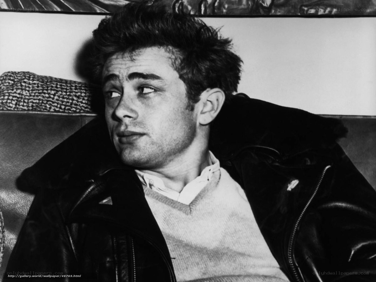 James Dean on a couch