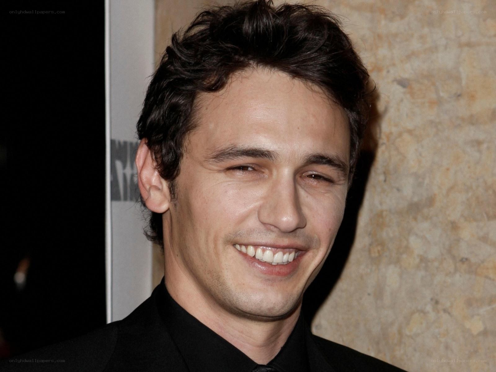 James Franco smiling at event