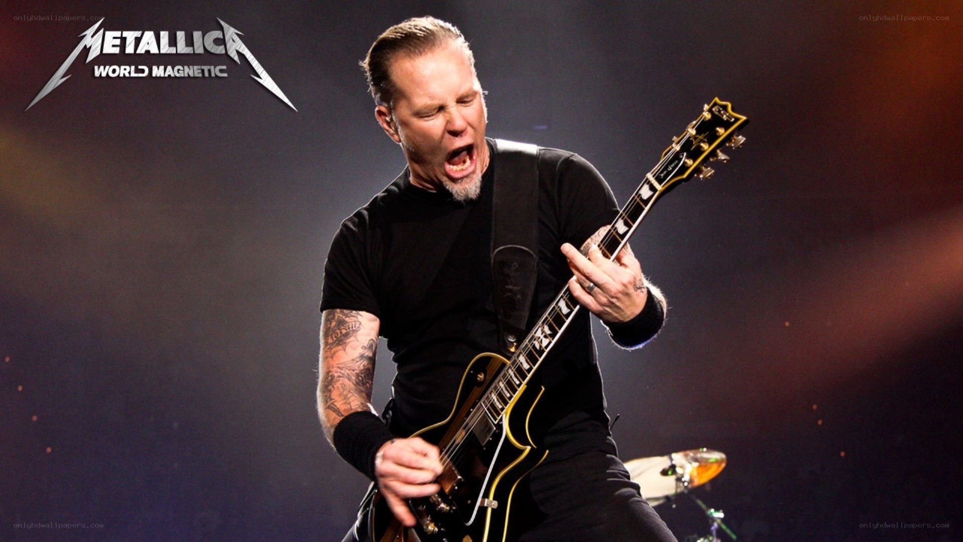 James Hetfield performing live