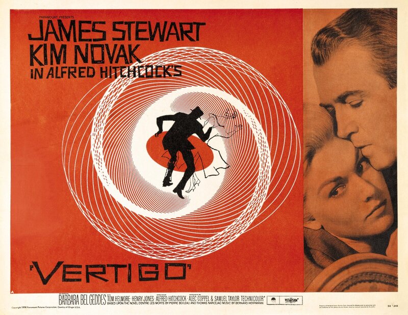 James Stewart and Kim Novak — Red, Dramatic