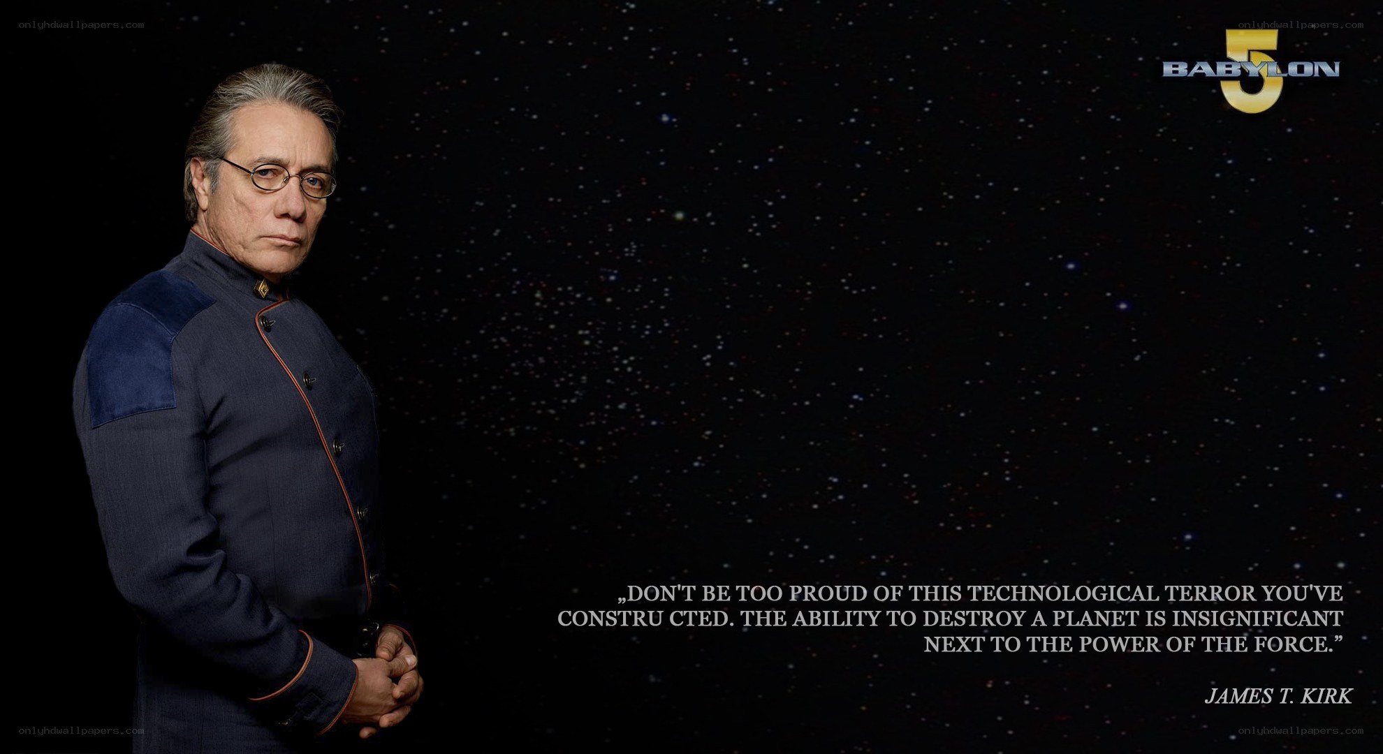 James T. Kirk quote from Babylon 5