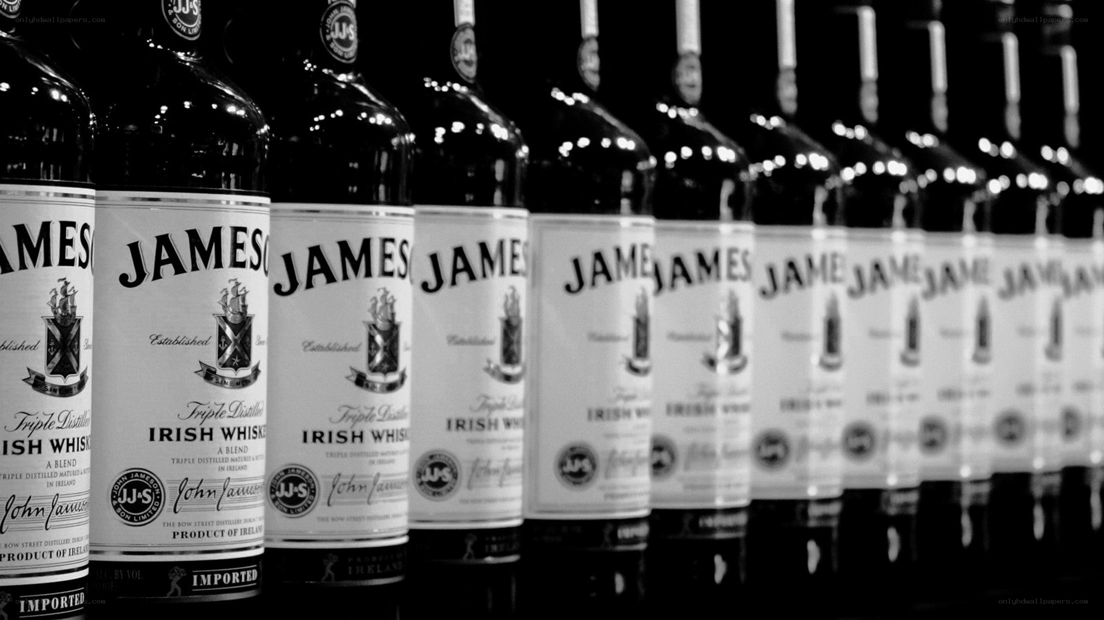 Jameson Irish Whiskey Bottles