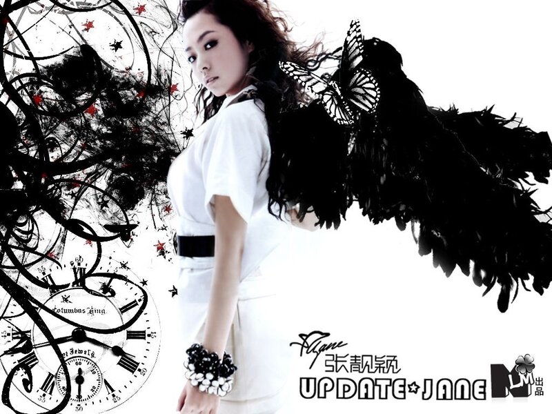 Jane with black wings