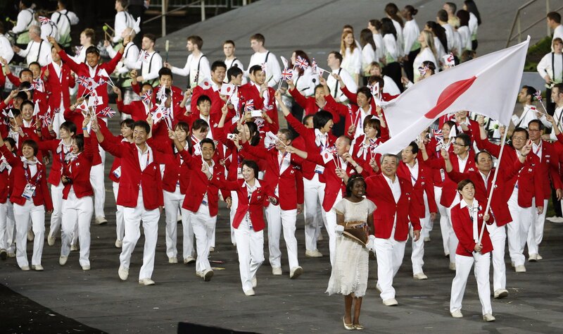 Japan Olympic team parade
