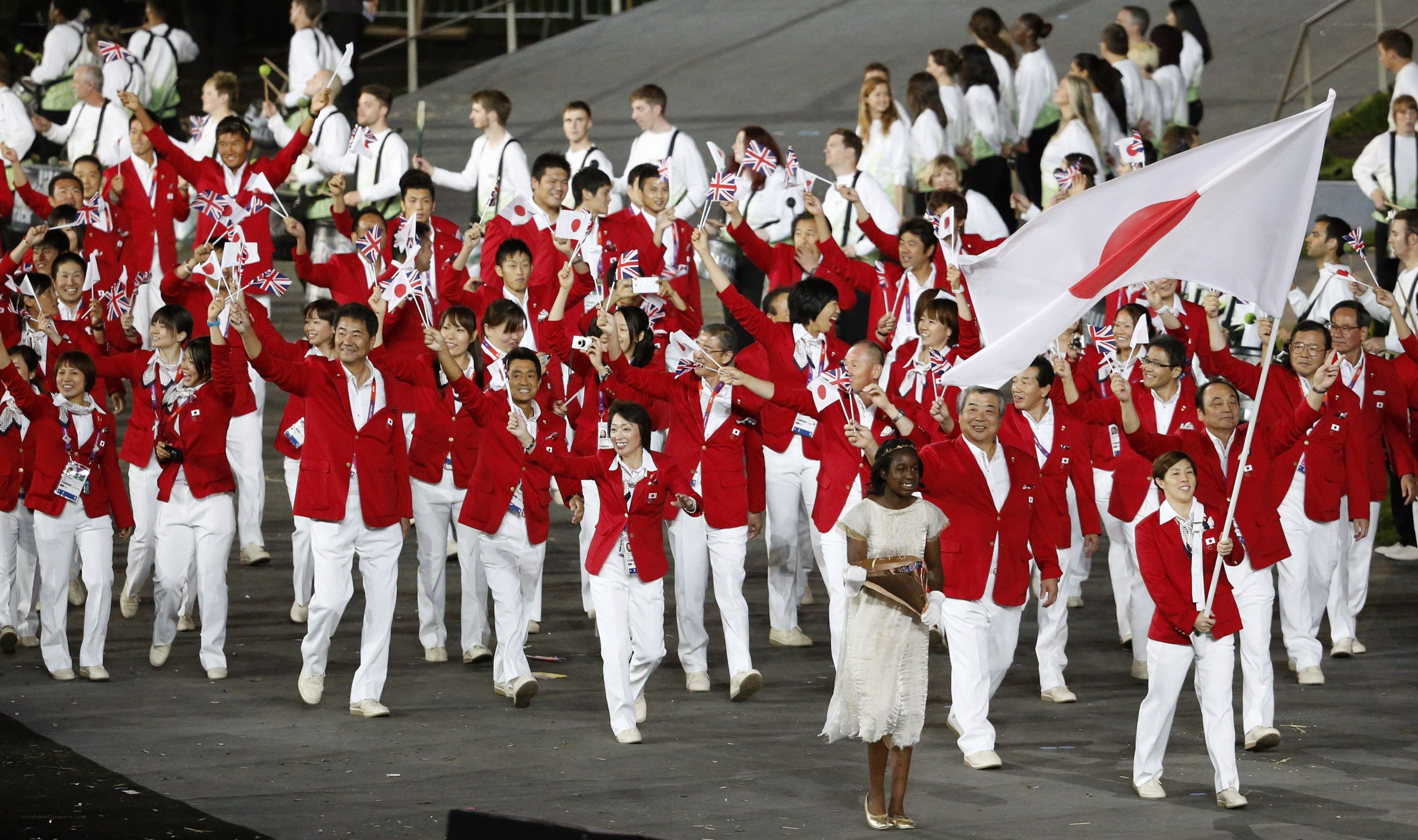 Japan Olympic team parade