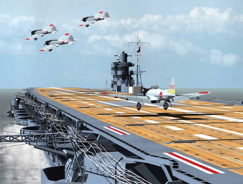 Japanese Aircraft Carrier — Gray