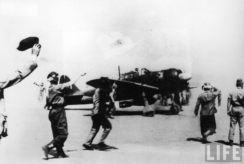 Japanese aircraft on airfield