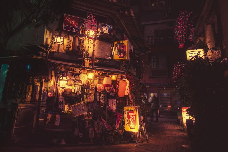 Japanese Alleyway Shop