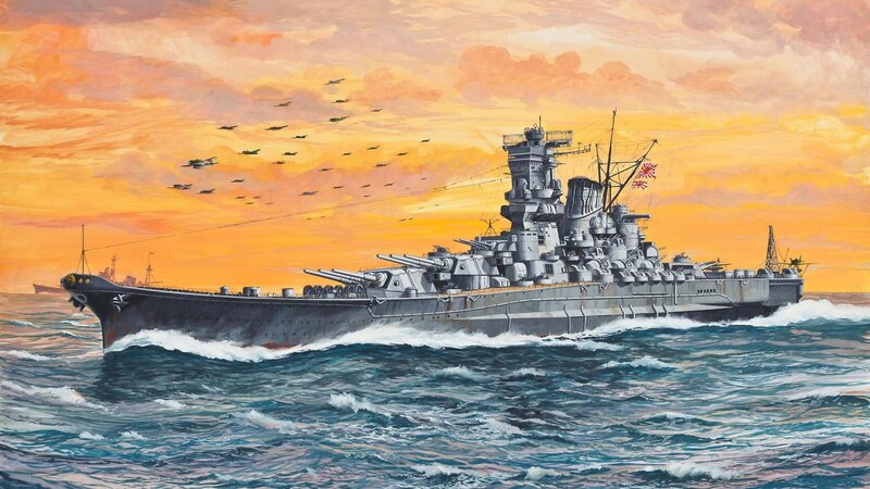 Japanese Battleship — Orange