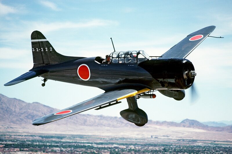 Japanese Bomber Aircraft — Black