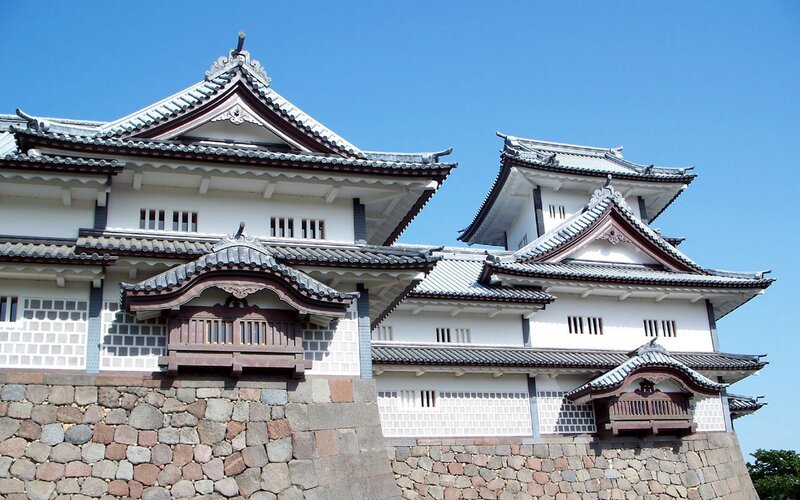 Japanese Castle — White