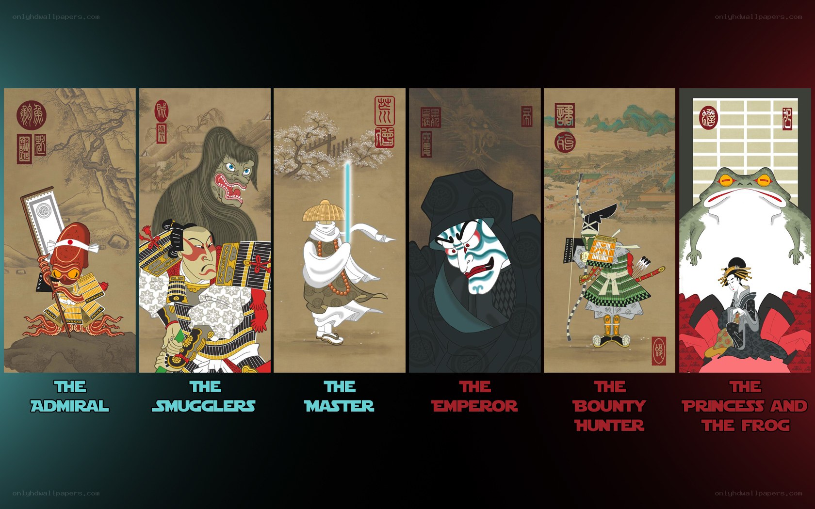 Japanese character art collection
