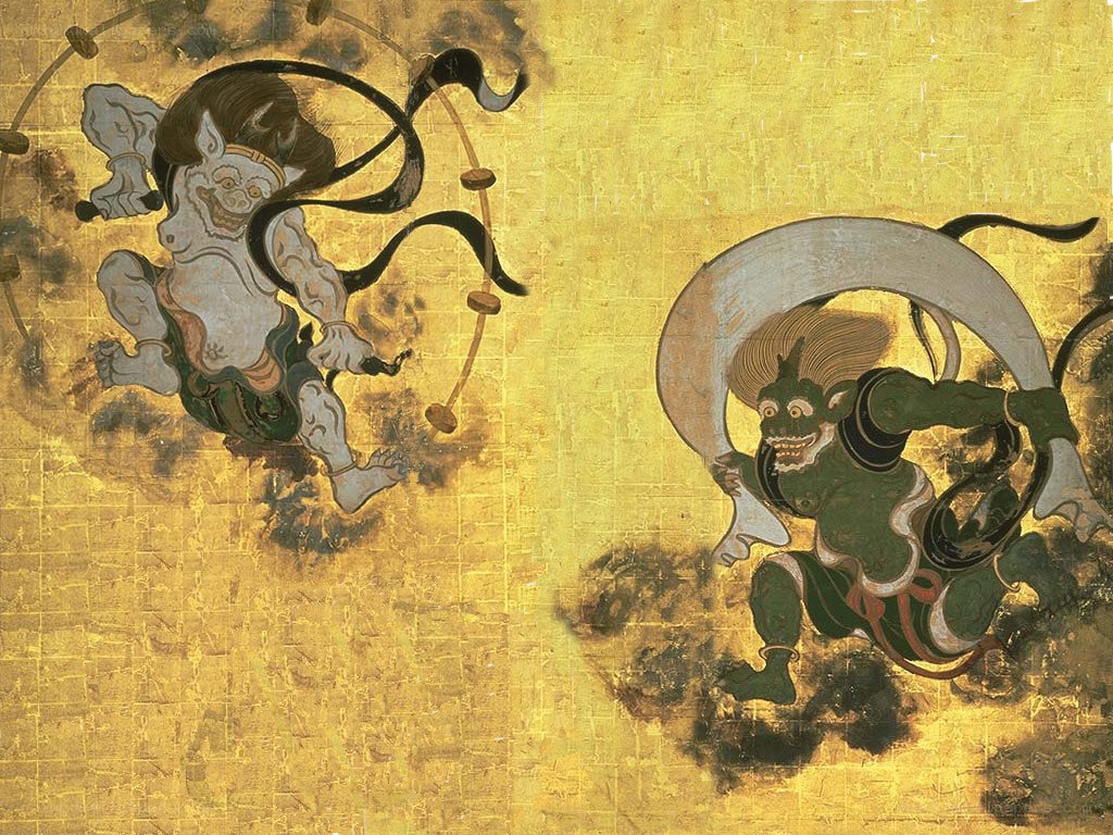 Japanese demon guardians